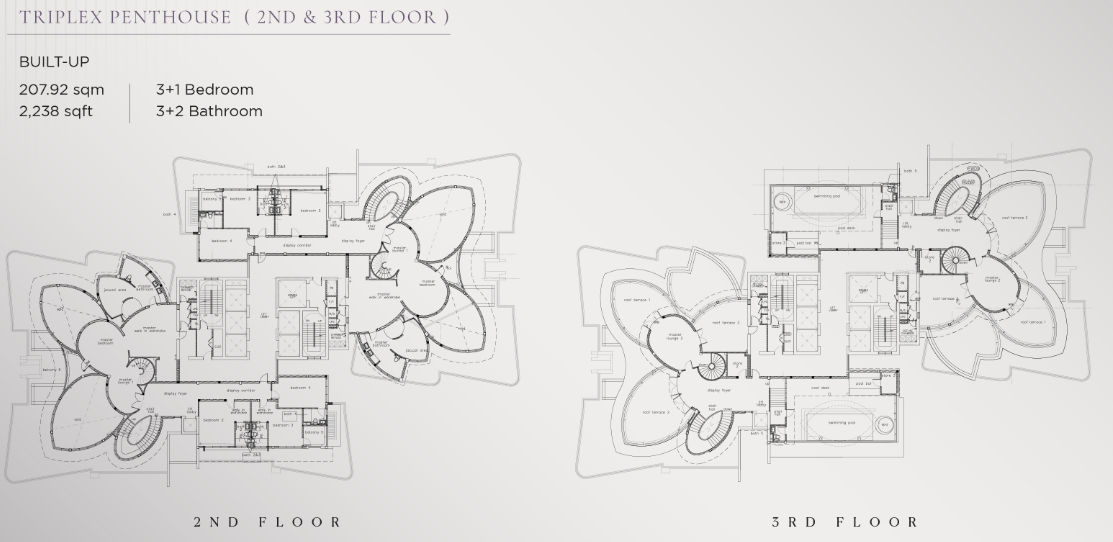 Triplex Penthouse 2nd & 3rd